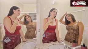 Agatha Step-mom and Luiza Ambiel in "peeker" Watching My Friend Fuck Her Friend so I Can Get in on the Action!