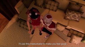Live Stream Countdown Ejaculation destroyd by hungry onahole in vrchat cosplay