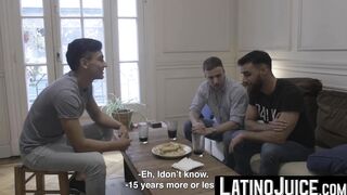 LatinoJuice.com - Lovely stud Jonas Matt blowed by hairy gay Rodrigo El Santo