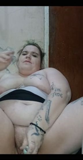 Aries smoking and fucking herself