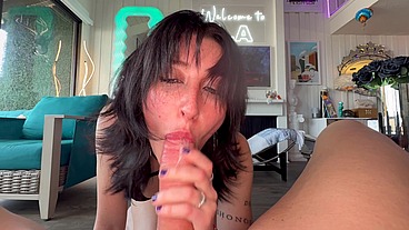 MY POV WITH PETITE AND SEXY ANNA FREAK