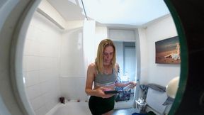 Danielle Brushing Her Teeth