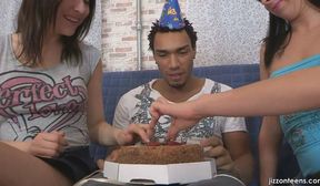 JizzOnTeens com Sweet surprise for a birthday boy