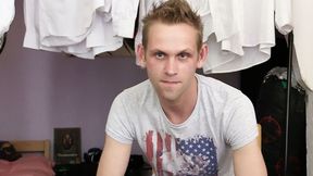 Skinny Debtor Tormented by Double-Sided Dildo Delights