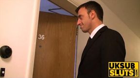 UKSubSluts com - Horny young chick having fun with her dominant maledom with passion