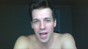 American Kellan Plays with Dick and Shows Feet