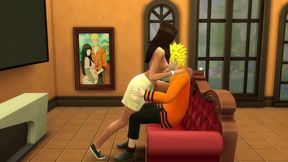 Naruto Cheats With YoungGirl While Hinata's Unaware In Dining Room Drama