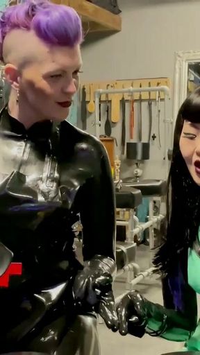 Dominant nurses give you prostate examination