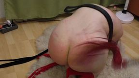 Slave-Pig Tied And Whipped - Part 1