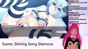 Lewd VTuber Neko Enjoying Hardcore Anime Action in Shining Song Starnova