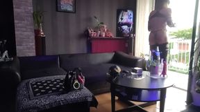 👑L’exposition de Black Panther sur le balcon Vanessabitchx