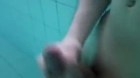 Ejaculation in the pool