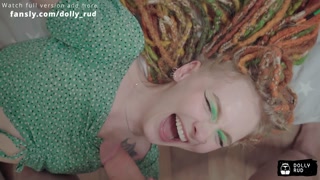 Stepsister with dreadlocks sucked and gave herself / Dolly Rud