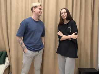 James and Sofia in a heated game of Strip Hand Slap