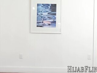 Busty Arab wife Maya Farrell moans while having her pussy penetrated deep and hard