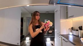 Girl's no panties porn by Leons TV