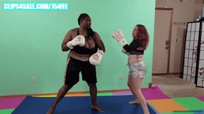 Boxing Sasha vs Lizzie mobile