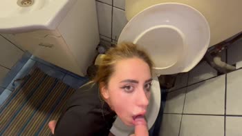 Sloppy Teen (18+) Delights: Pornellia's Balls Deep Blowjob