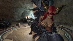 redhead elf has threesome with 2 hooded guys - warcraft parody