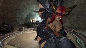 redhead elf has threesome with 2 hooded guys - warcraft parody