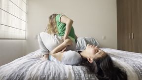 Women's Tickling and Footwork Wrestling