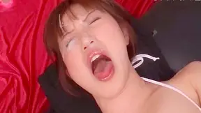Asian Babe Drenched in Cum After Intense Creampie Facefuck