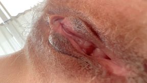 What not every cute girl agrees to show her hairy pussy close up