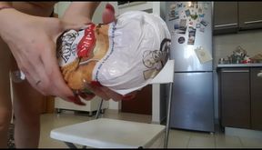 Farting & pissing on bread