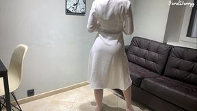 Russian angel FeralBerryy gets big cock deep in her ass