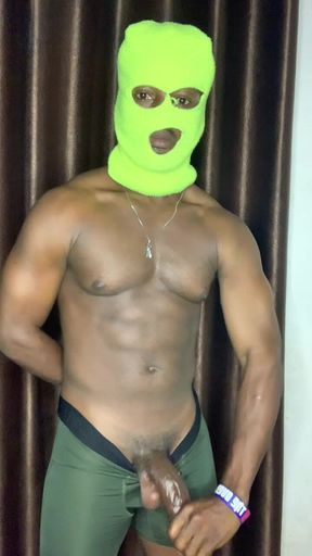 Horny Hunk Jerks off in the Morning