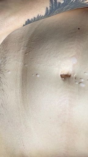 Close-up Fucking of a Stepmom-milf with a Hairy Pussy and a Cumshot