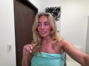 SLUT FUCKED by HUNG STRANGER in coed gym locker room | bonnie blue x van wylde