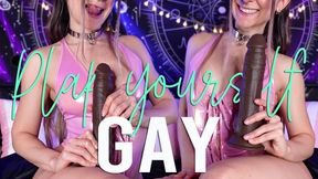 Plap yourself gay for BBC - CBT plapping instructions and cruel emasculation