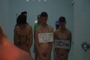 Frat Brothers Hit the Showers