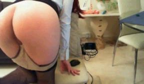 Secretary Arse Role Play to Boss