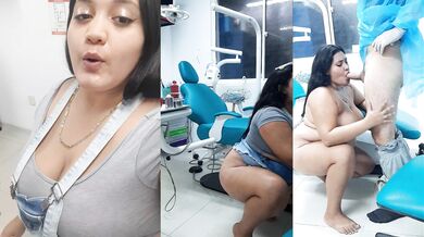 YOUNG LATINA SEDUCED HER DENTIST ENDS UP RIDING HIM (Melody tarly)