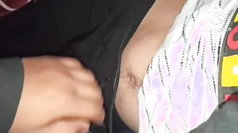 Curious straight friend lets me stroke his huge monster cock