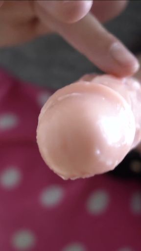 Prostate Massage then Pegging with Own Cum on Strapon!   Clip 1