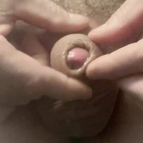 Play with micro tiny penis