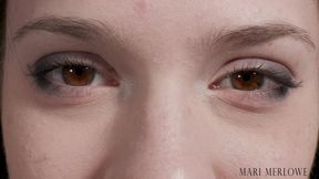 Worship My Sexy Eyes Up Close - Mari Merlowe WMV