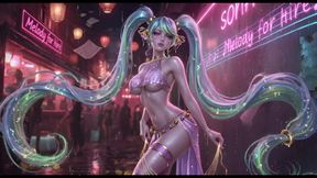 Ai Compilation Sona League of Legends Wet and Shiny Body