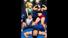 Mixed Wrestling Confessions #85: Confessions of Dominant Scissors and Overpowering Grips