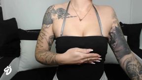 NinaDevil's Hotpants Show - Solo Female with Big Tits and Ass