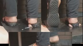 Standing On Squirting Dick