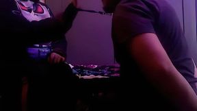 Collar and lea foot domination