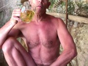 piss cum drinking