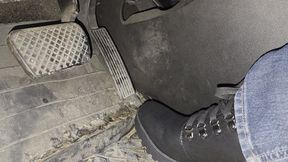 Hurrying home in MIA boots