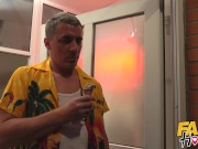 Fake Hostel - Lesbian threesome with hot Italian, Russian and French girls
