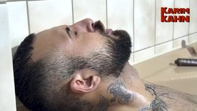 Steamy Cumshot in the Bathtub Plus Pissing