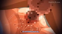 Cute Anime Babe Sucks Big Dick & Gets Anal Creampie In Cowgirl Style